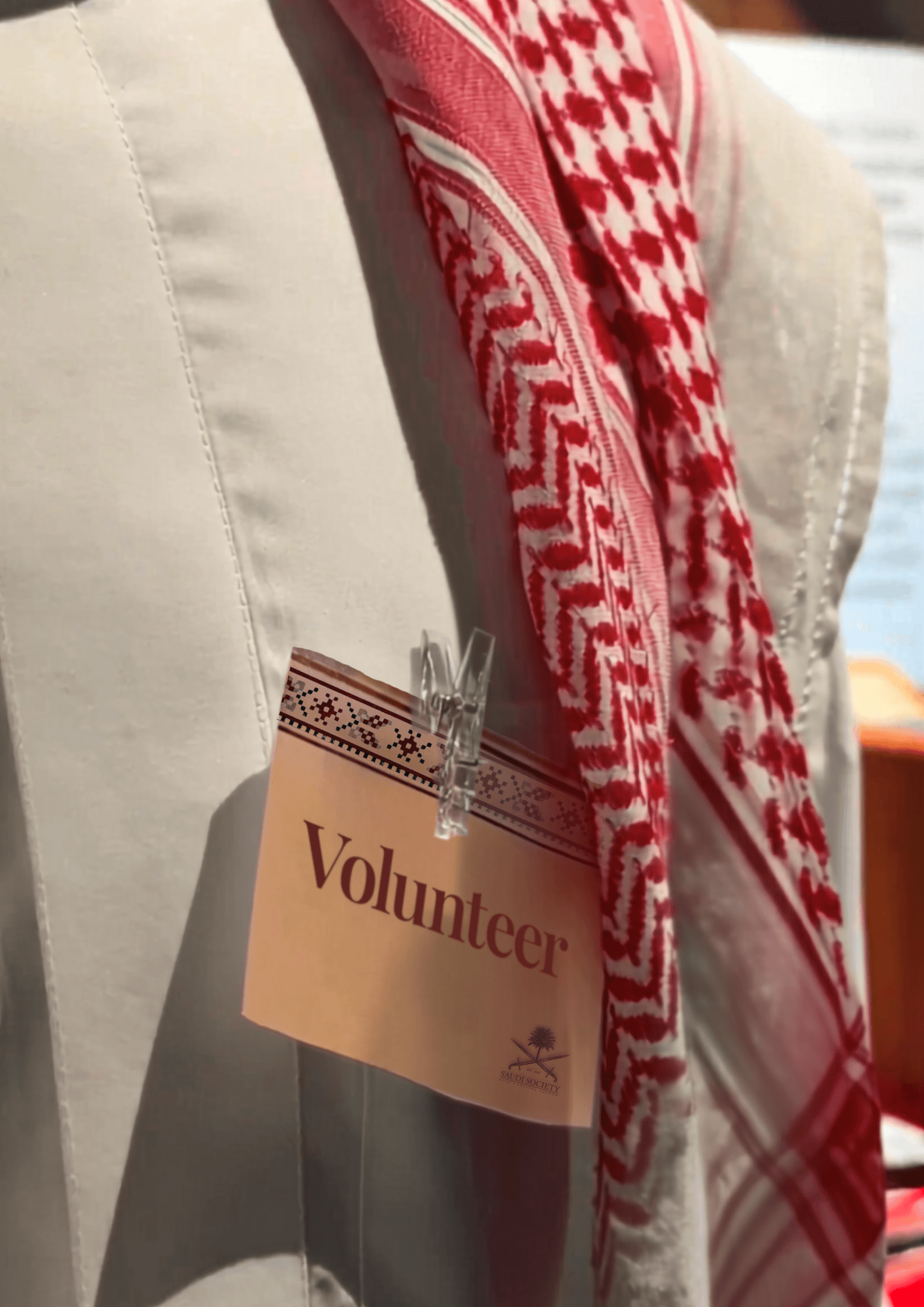 KCL Saudi Society volunteer